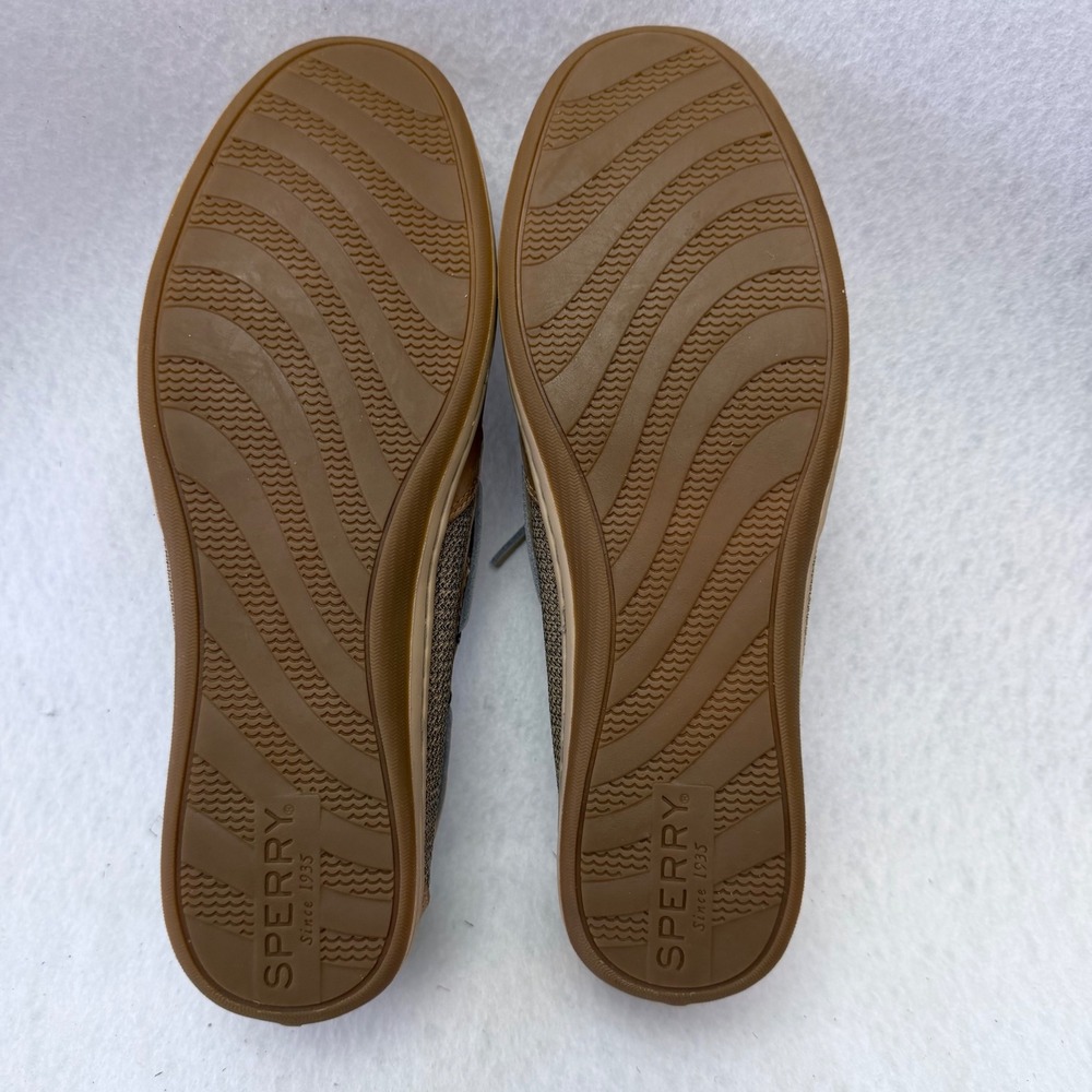 Sperry Bluefish 2-Eye Womens Boat Shoes Linen Multi Leather STS95589 Size 8 - Picture 6 of 12
